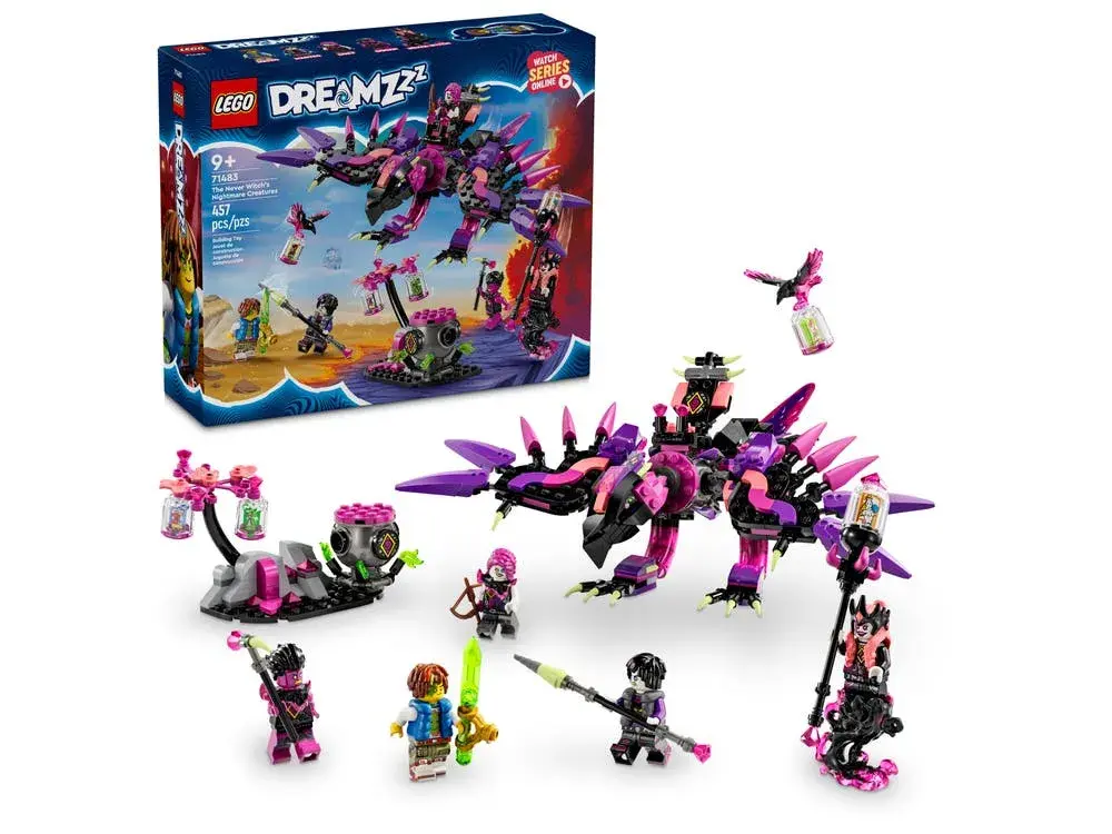 LEGO DREAMZzz 71483 The Never Witch's Nightmare Creatures box front