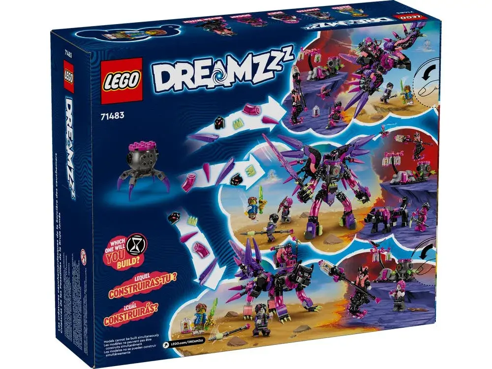 LEGO DREAMZzz 71483 The Never Witch's Nightmare Creatures box back
