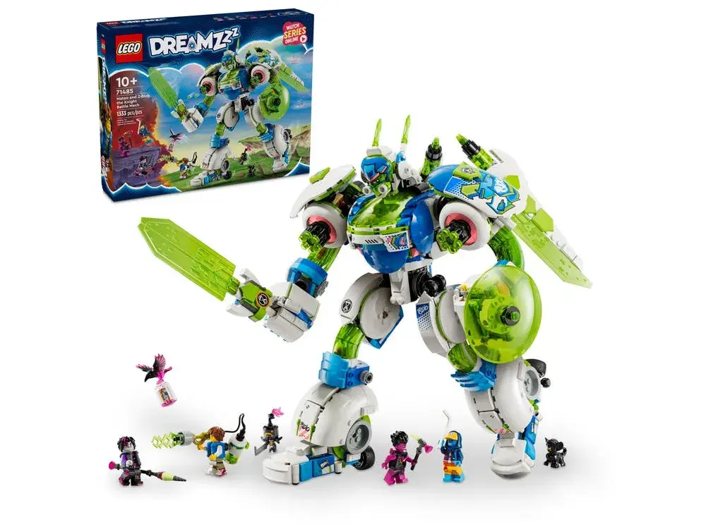 LEGO DREAMZzz 71485 Mateo and Z-Blob the Knight Battle Mech box front