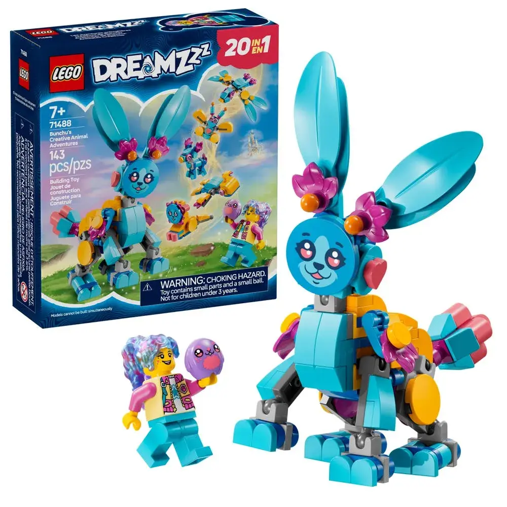 LEGO DREAMZzz 71488 Bunchu's Creative Animal Adventures box front