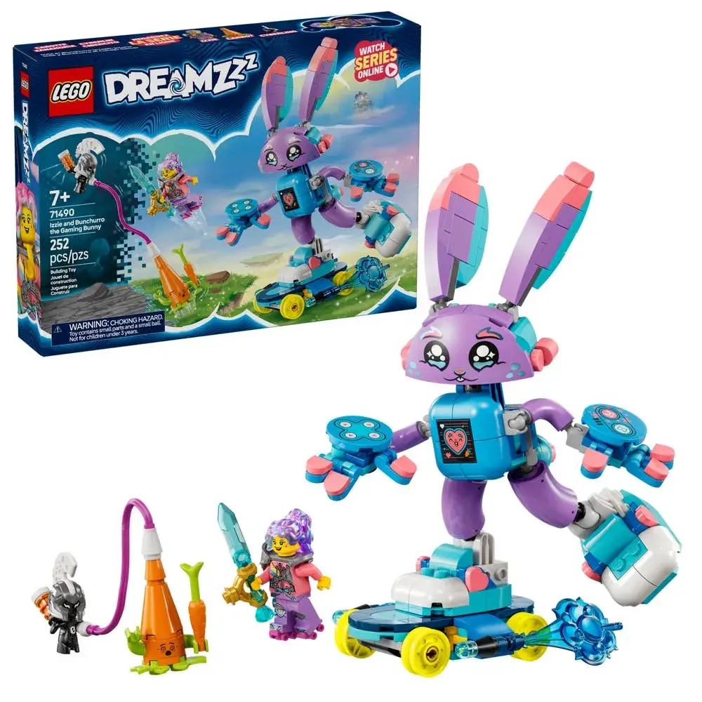 LEGO DREAMZzz 71490 Izzie and Bunchurro the Gaming Bunny box front