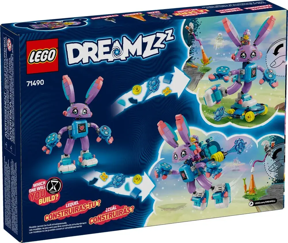 LEGO DREAMZzz 71490 Izzie and Bunchurro the Gaming Bunny box back
