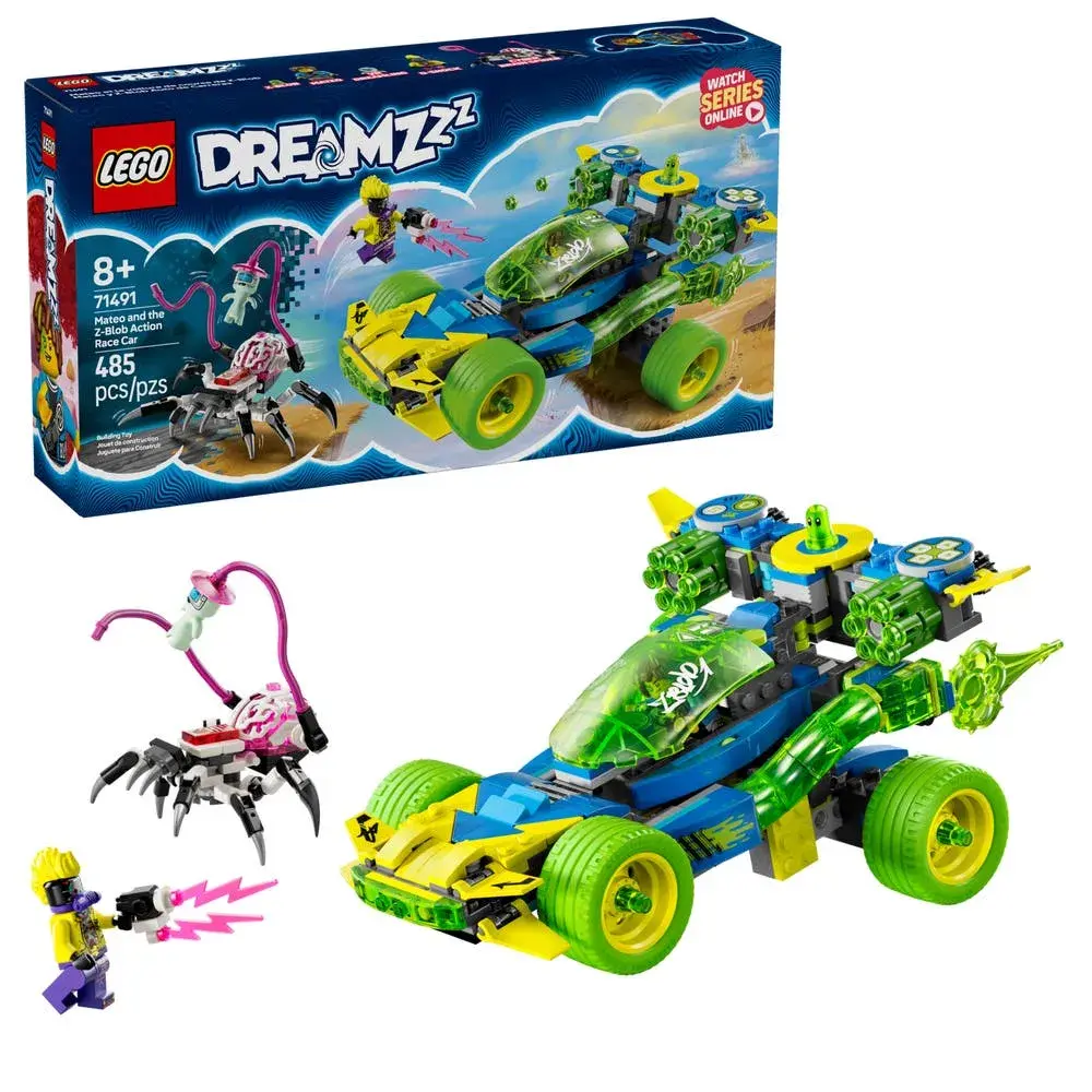 LEGO DREAMZzz 71491 Mateo and the Z-Blob Action Race Car box front