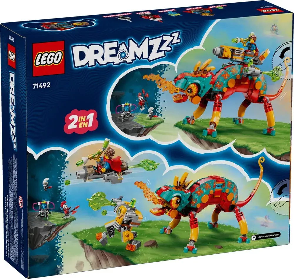 LEGO DREAMZzz 71492 Mateo's Fire Chameleon box back