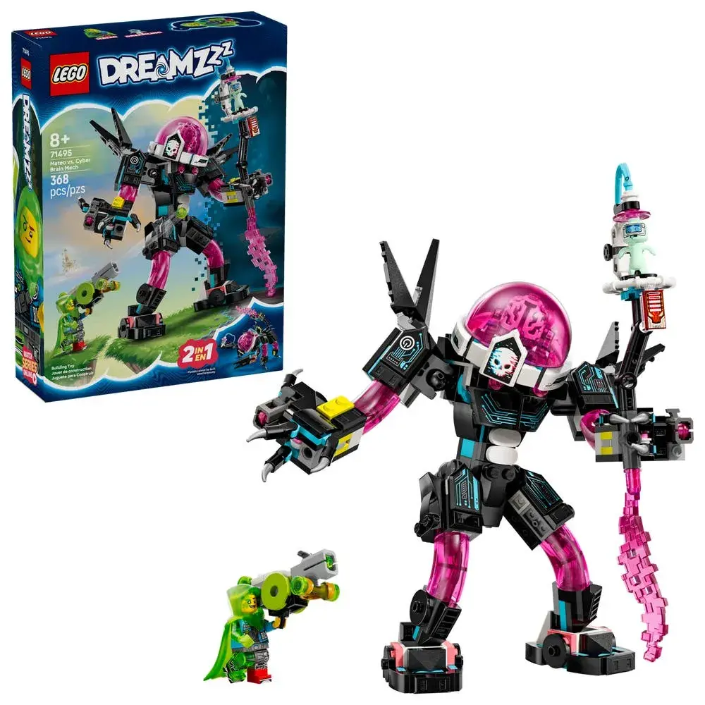 LEGO DREAMZzz 71495 Mateo vs. Cyber Brain Mech box front