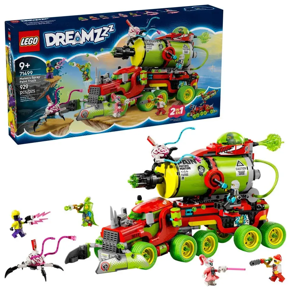 LEGO DREAMZzz 71499 Mateo's Spray Paint Truck box front