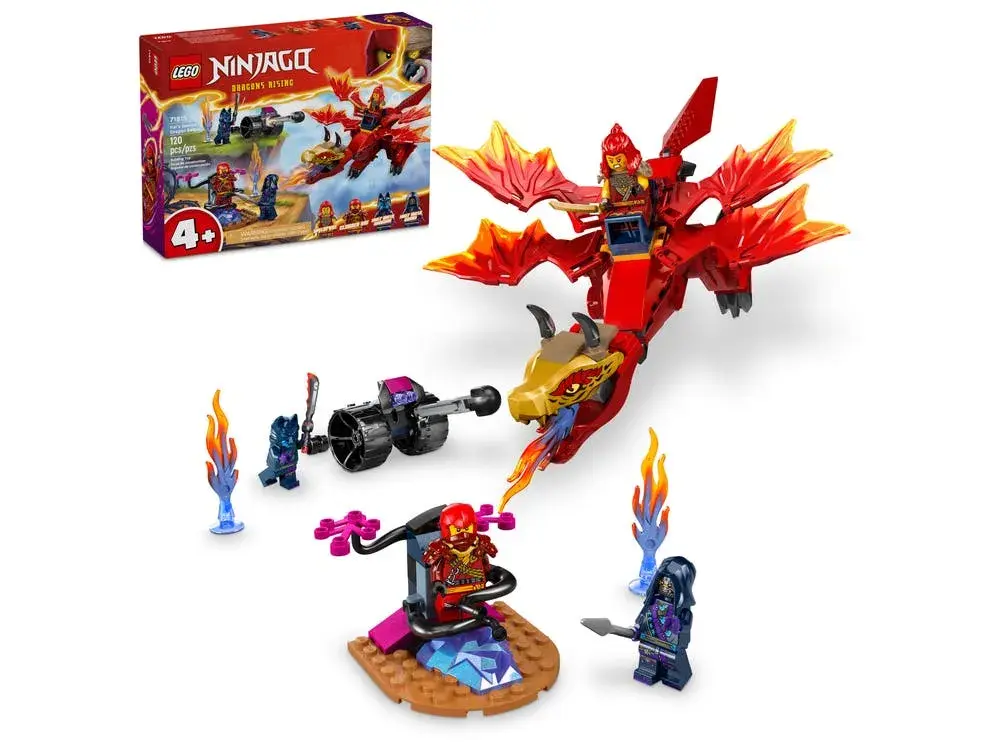 LEGO NINJAGO 71815 Kai's Source Dragon Battle box back
