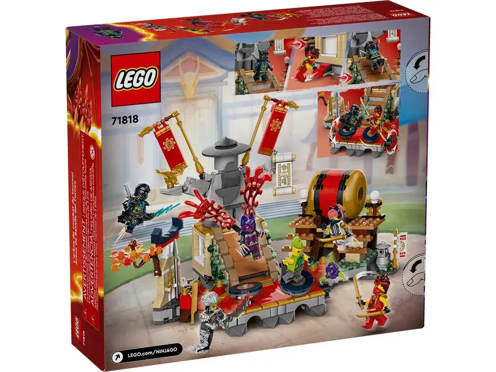 LEGO NINJAGO 71818 Tournament Battle Arena box back