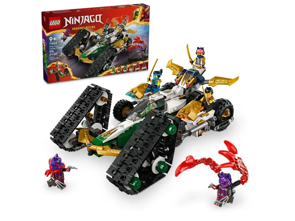 LEGO NINJAGO 71820 Ninja Team Combo Vehicle box front