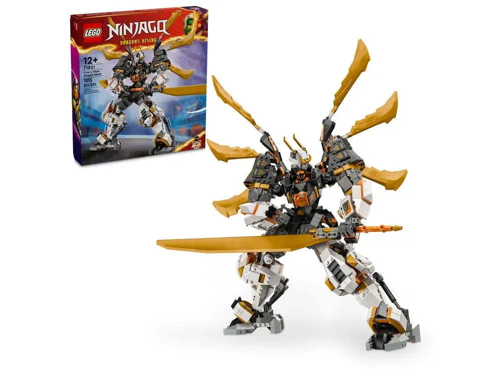 LEGO NINJAGO 71821 Cole's Titan Dragon Mech box front