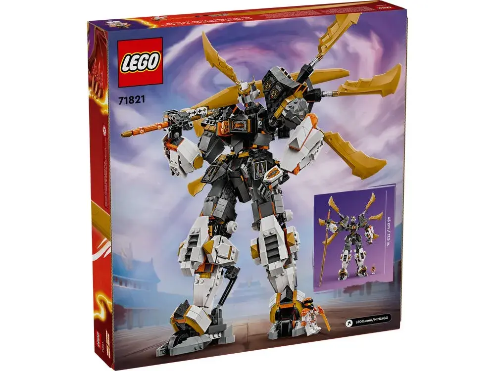 LEGO NINJAGO 71821 Cole's Titan Dragon Mech box back
