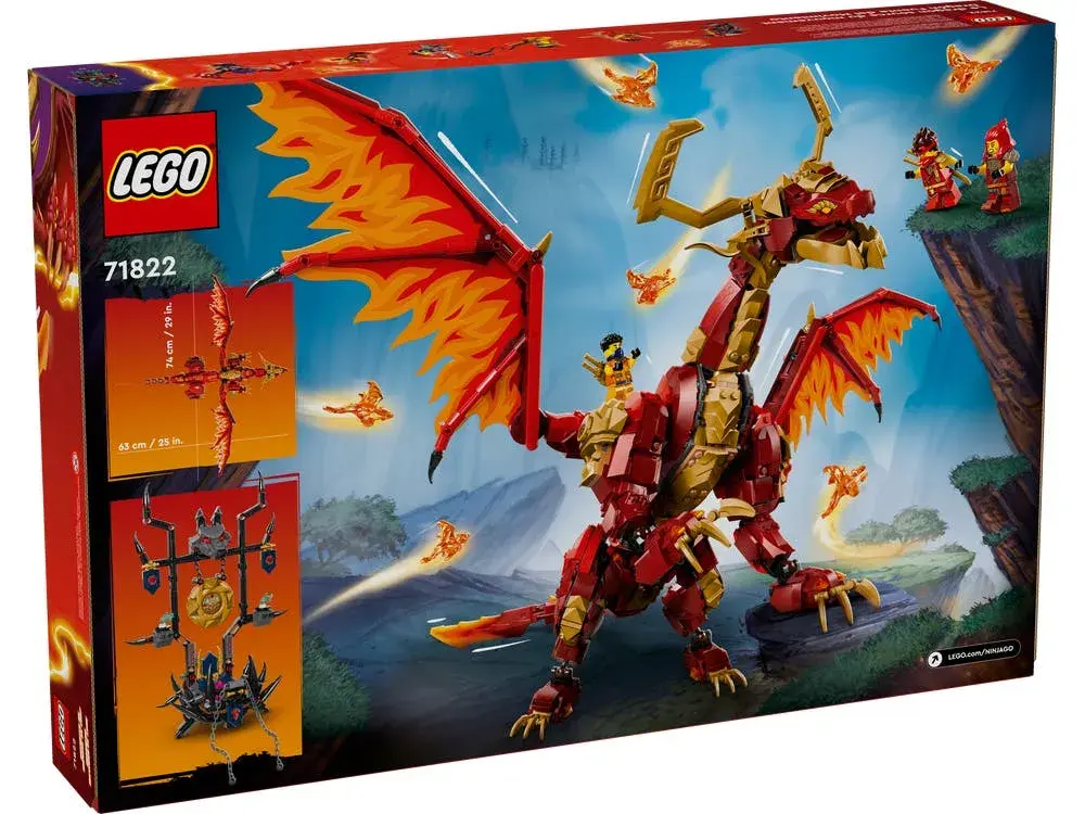 LEGO NINJAGO 71822 Source Dragon of Motion box back