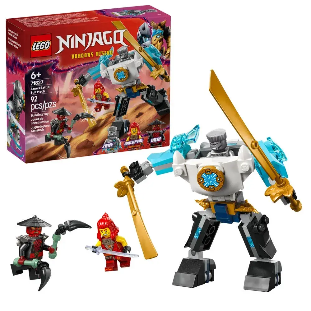 LEGO NINJAGO 71827 Zane's Battle Suit Mech box front