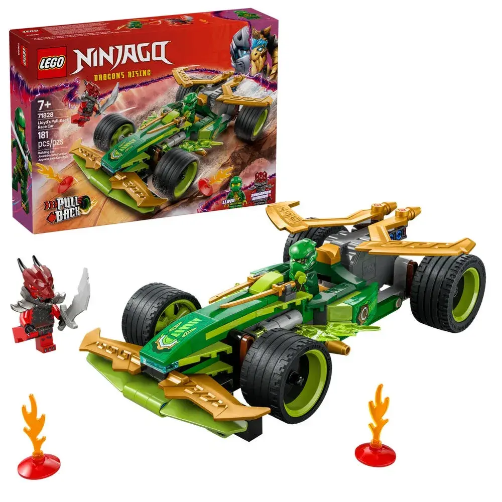 LEGO NINJAGO 71828 Lloyd's Pull-Back Race Car box front