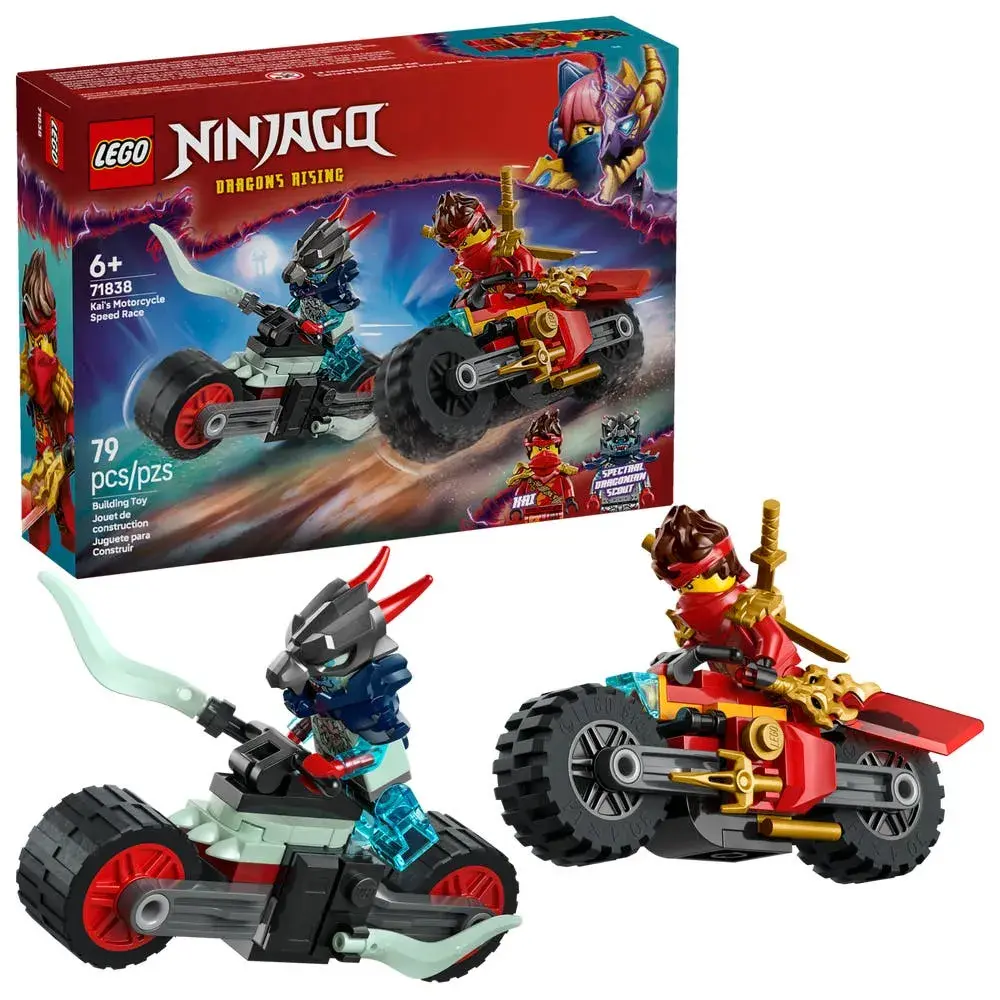 LEGO NINJAGO 71838 Kai's Motorcycle Speed Race box front