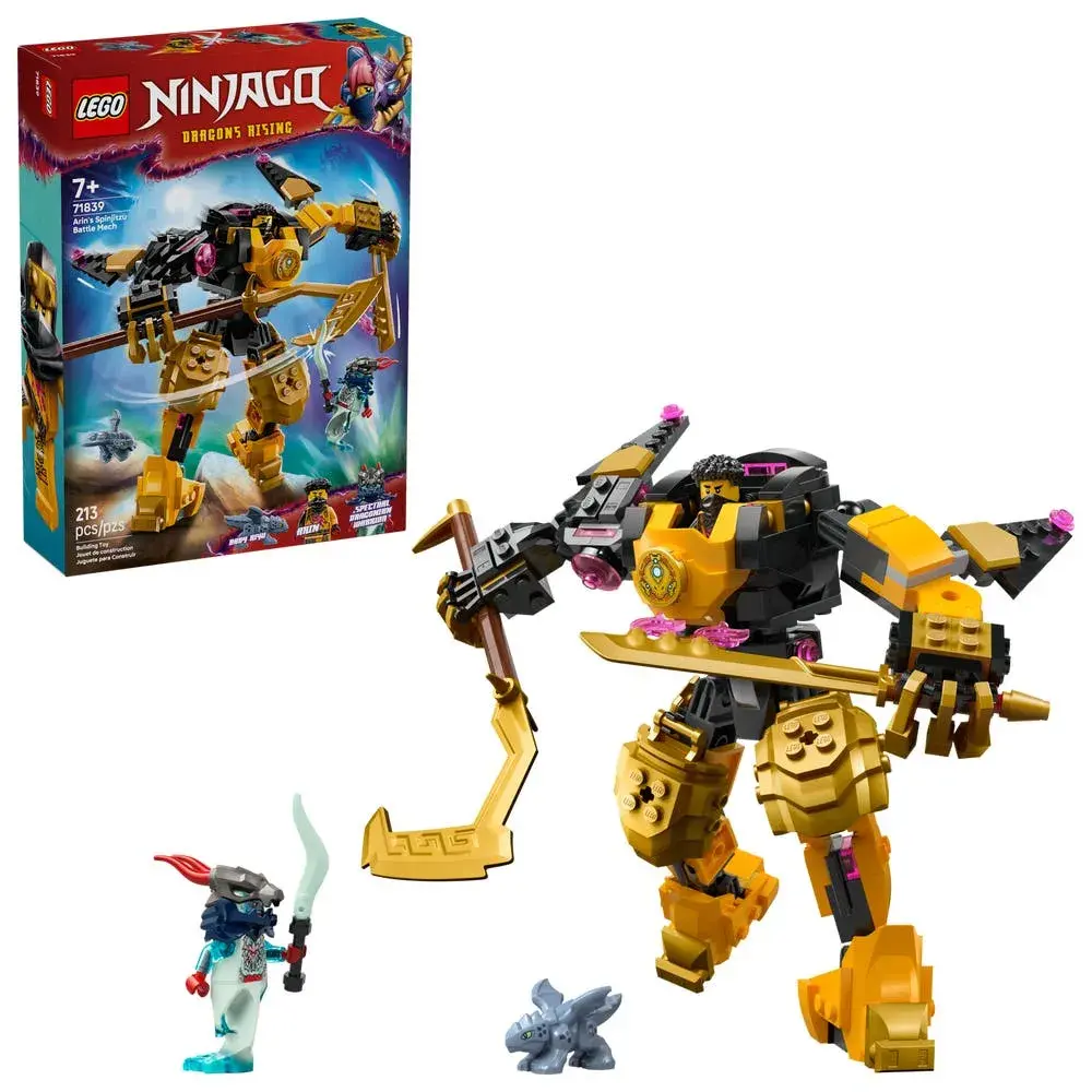 LEGO NINJAGO 71839 Arin's Spinjitzu Battle Mech box front
