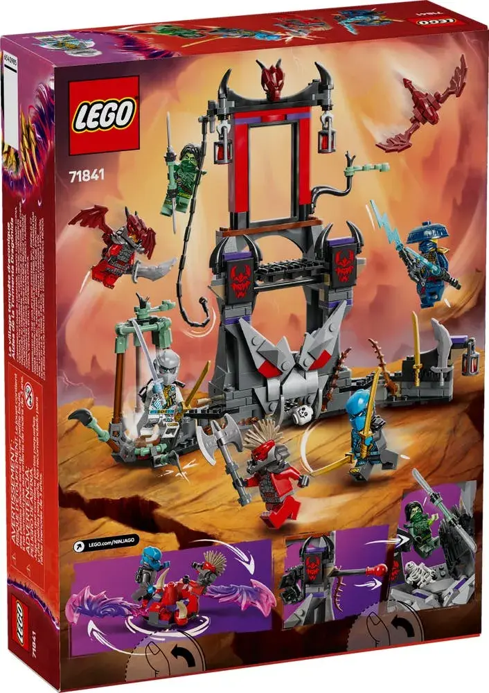 LEGO NINJAGO 71841 Dragonian Storm Village box back