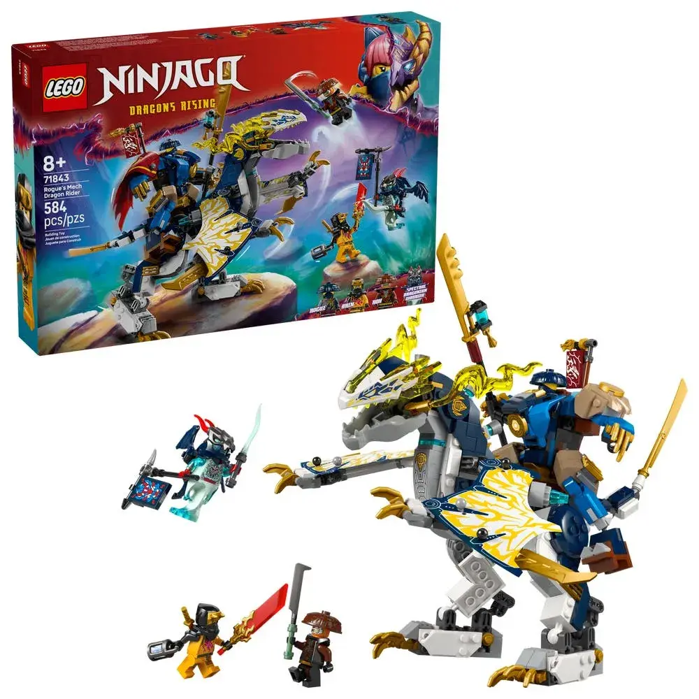 LEGO NINJAGO 71843 Rogue's Mech Dragon Rider box front