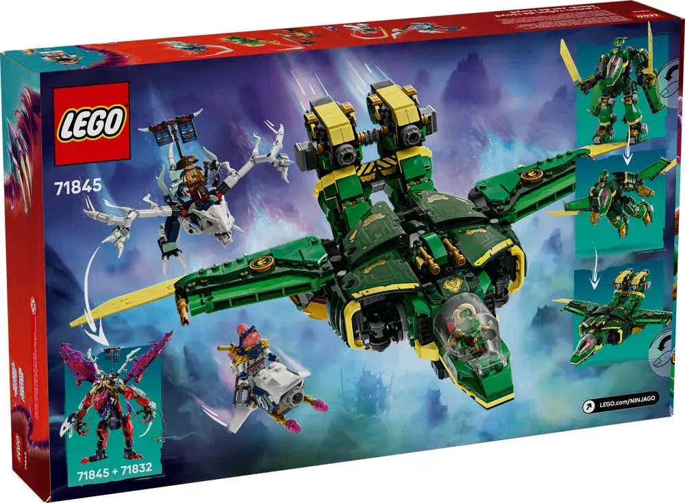 LEGO NINJAGO 71845 Lloyd's Jet Mech box back