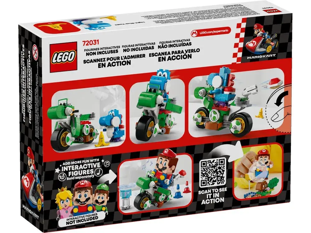 LEGO Super Mario 72031 Mario Kart – Yoshi Bike box back