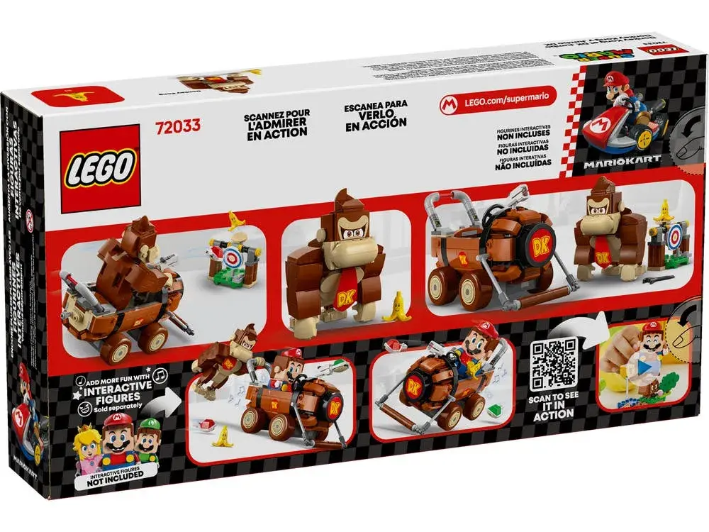 LEGO Super Mario 72033 Mario Kart – Donkey Kong & DK Jumbo box back