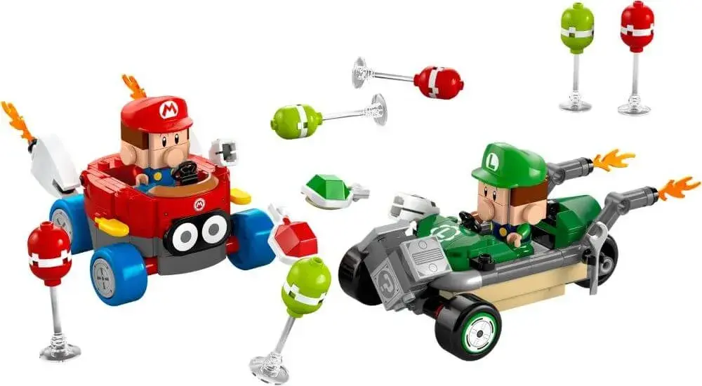 LEGO Super Mario 72034 Mario Kart – Baby Mario vs. Baby Luigi