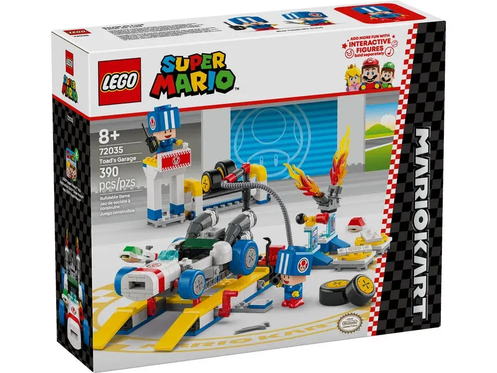 LEGO Super Mario 72035 Mario Kart – Toad's Garage box front