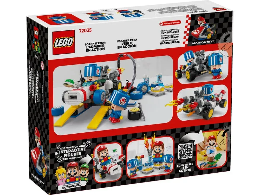 LEGO Super Mario 72035 Mario Kart – Toad's Garage box back