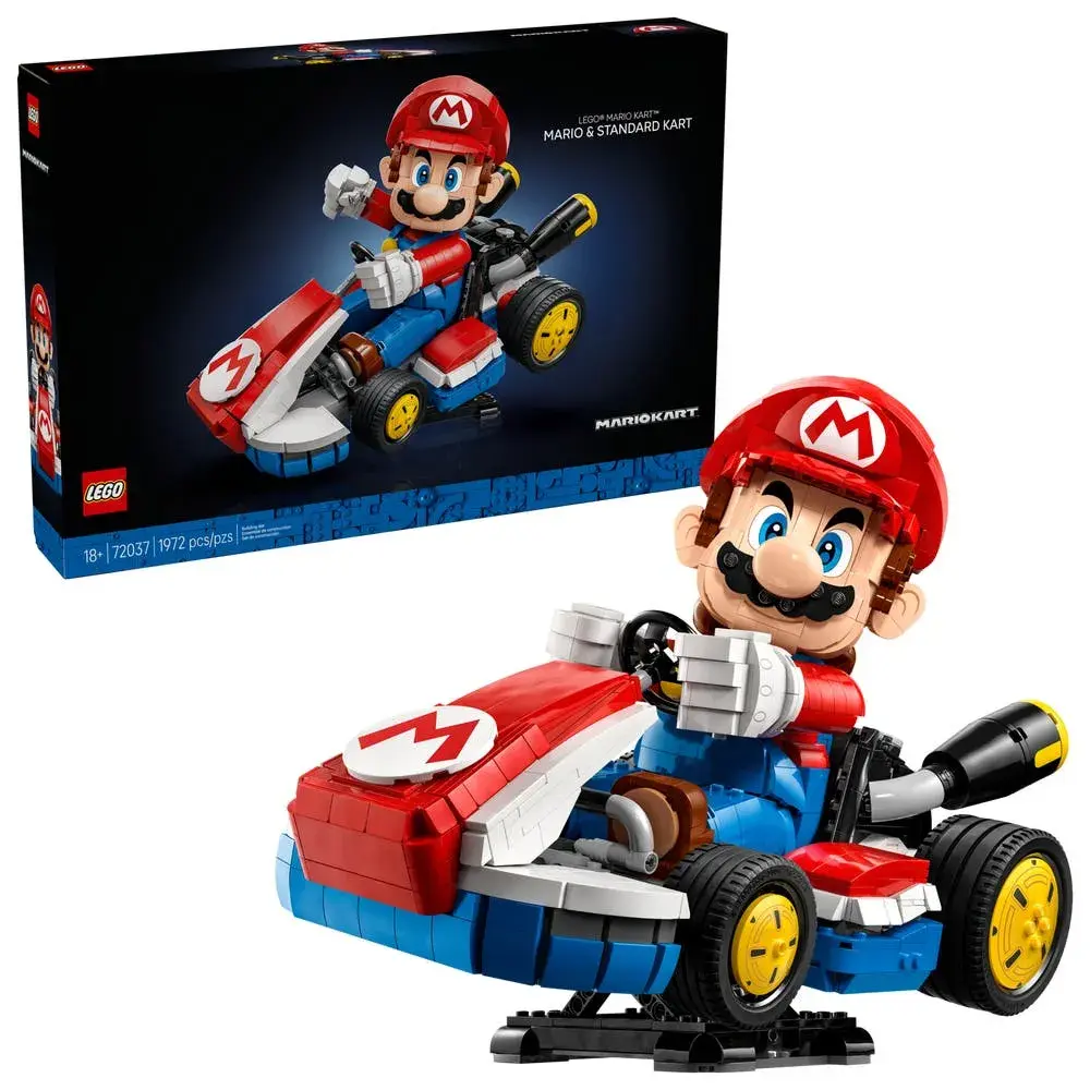 LEGO Super Mario 72037 Mario Kart – Mario & Standard Kart box front