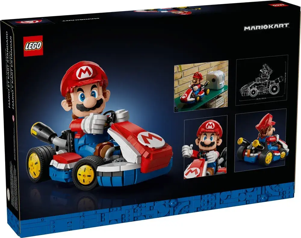LEGO Super Mario 72037 Mario Kart – Mario & Standard Kart box back