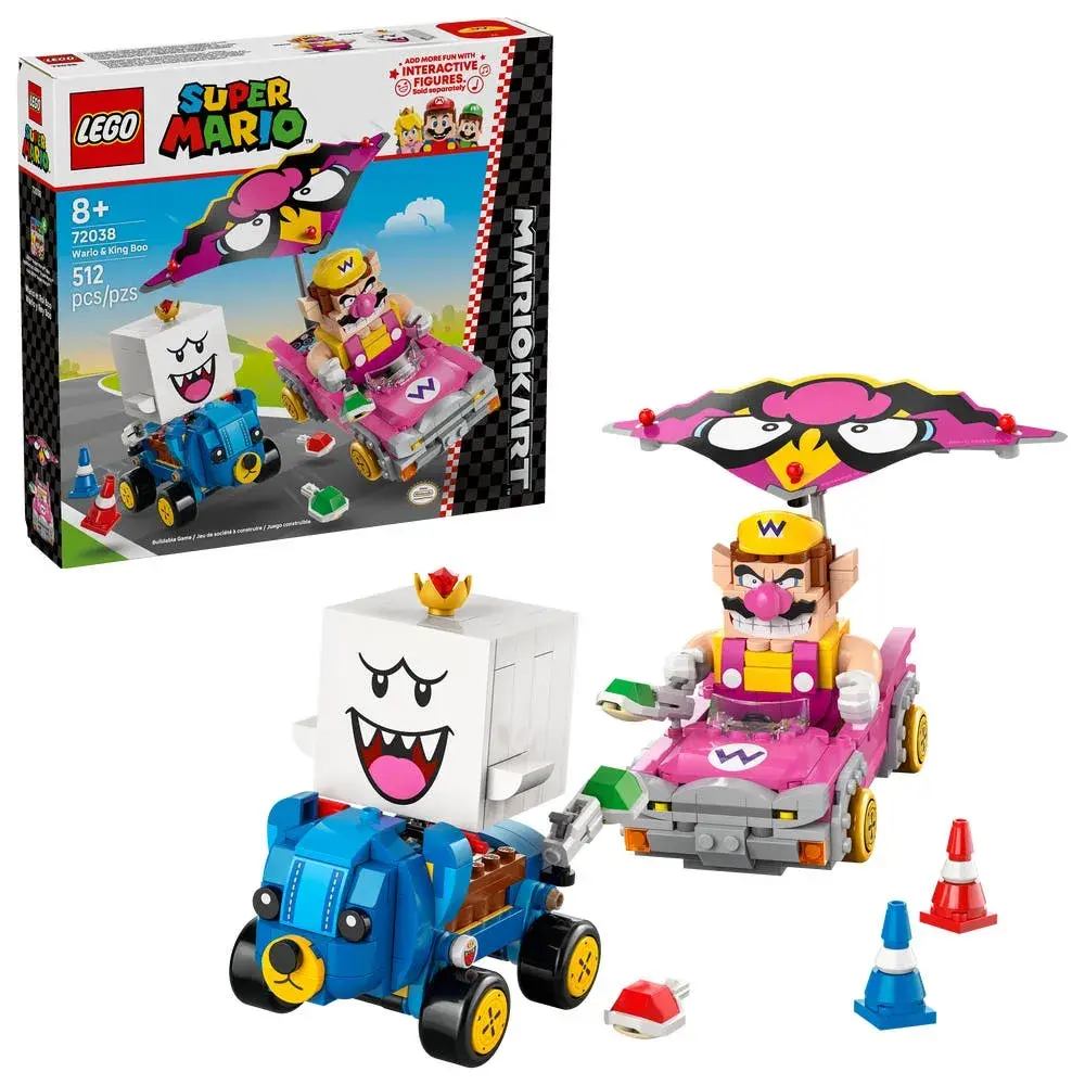 LEGO Super Mario 72038 Mario Kart – Wario & King Boo box front