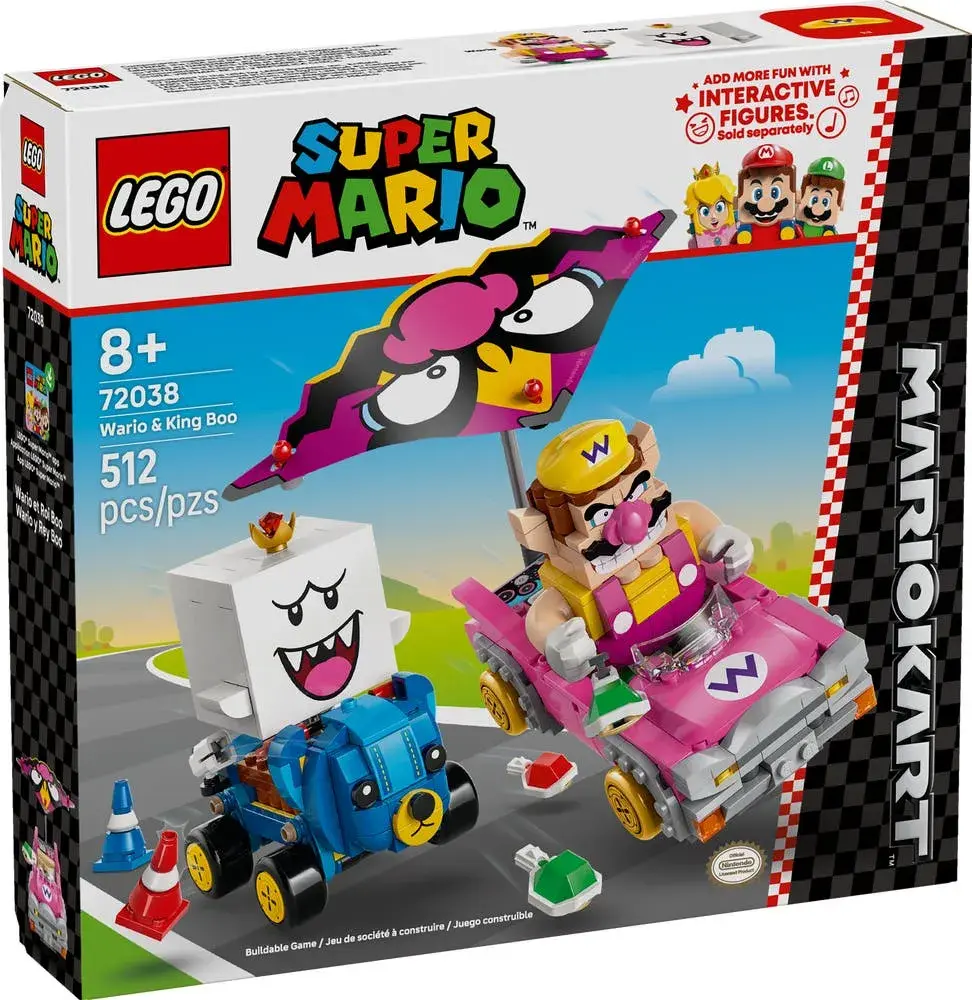 LEGO Super Mario 72038 Mario Kart – Wario & King Boo details