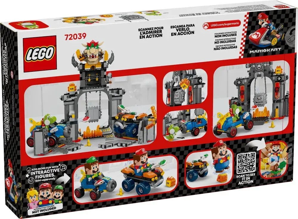 LEGO Super Mario 72039 Mario Kart – Bowser's Castle box back