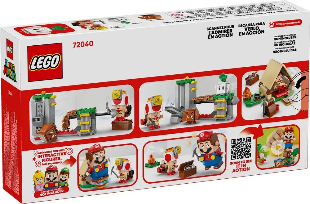 LEGO Super Mario 72040 Captain Toad's Camp box back