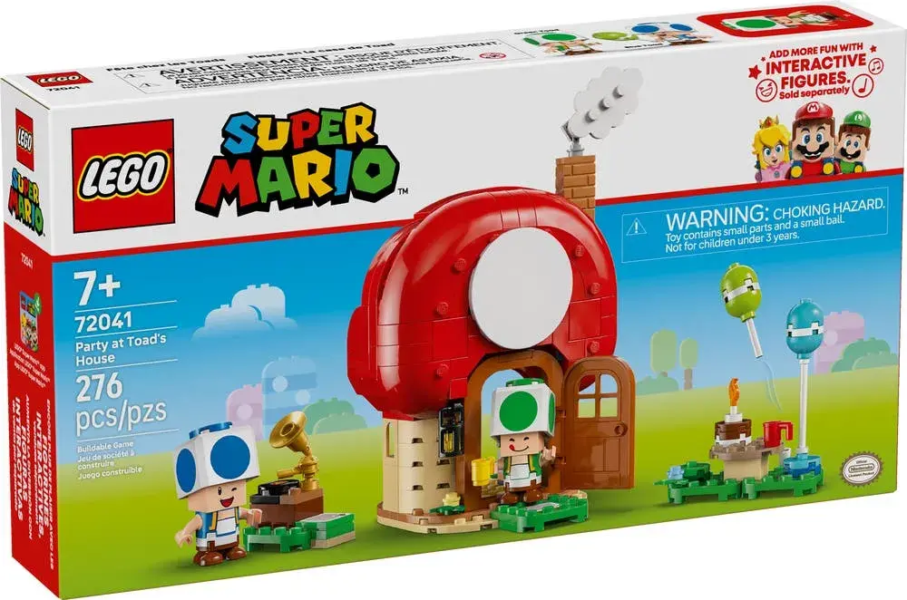 LEGO Super Mario 72041 Party at Toad's House box front