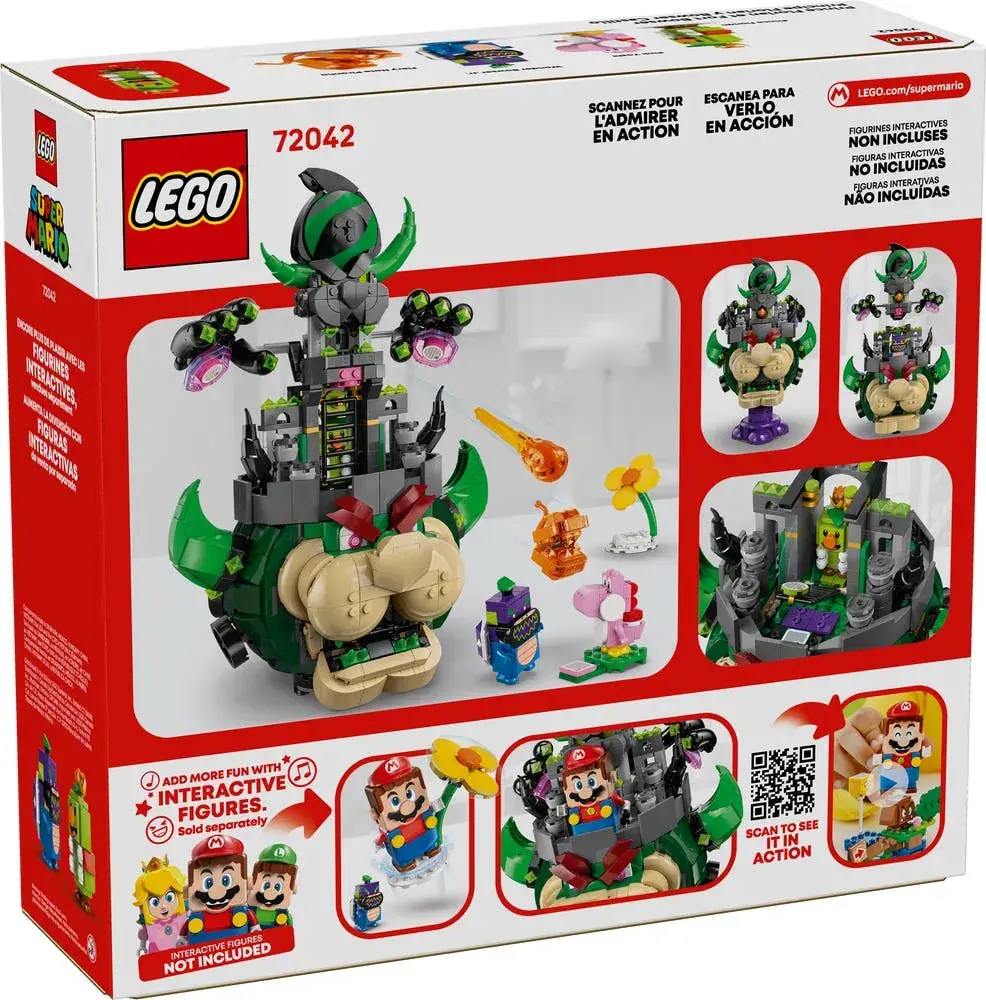 LEGO Super Mario 72042 Prince Florian & Castle Bowser box back