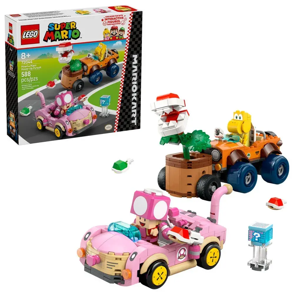 LEGO Super Mario 72044 Mario Kart – Piranha Plant Power-Up Pursuit box front