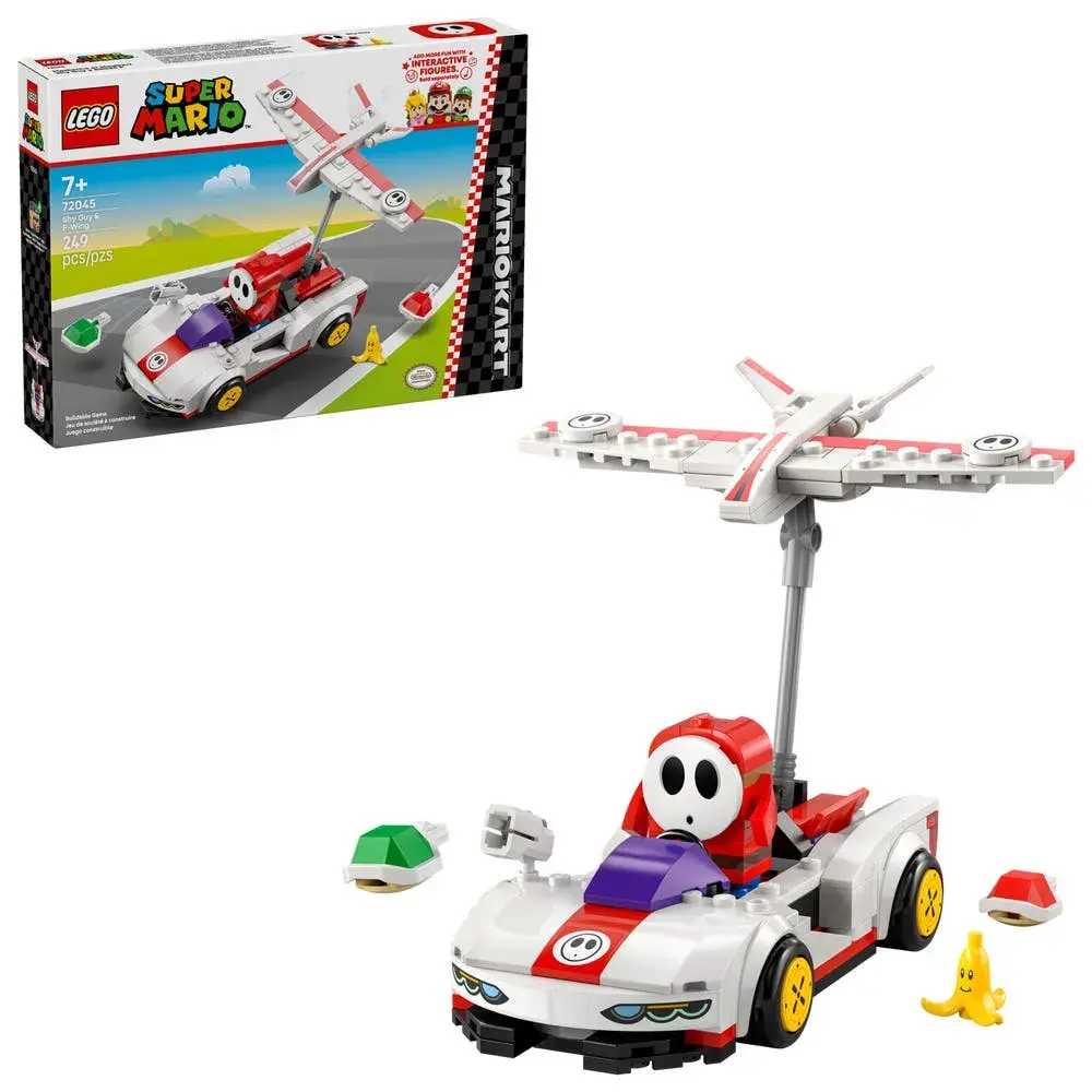 LEGO Super Mario 72045 Mario Kart – Shy Guy & P-Wing box front