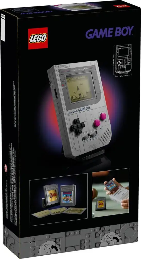 LEGO Super Mario 72046 Game Boy box back