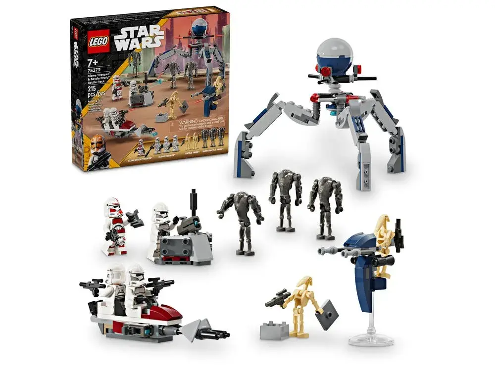 LEGO Star Wars 75372 Clone Trooper & Battle Droid Battle Pack box front