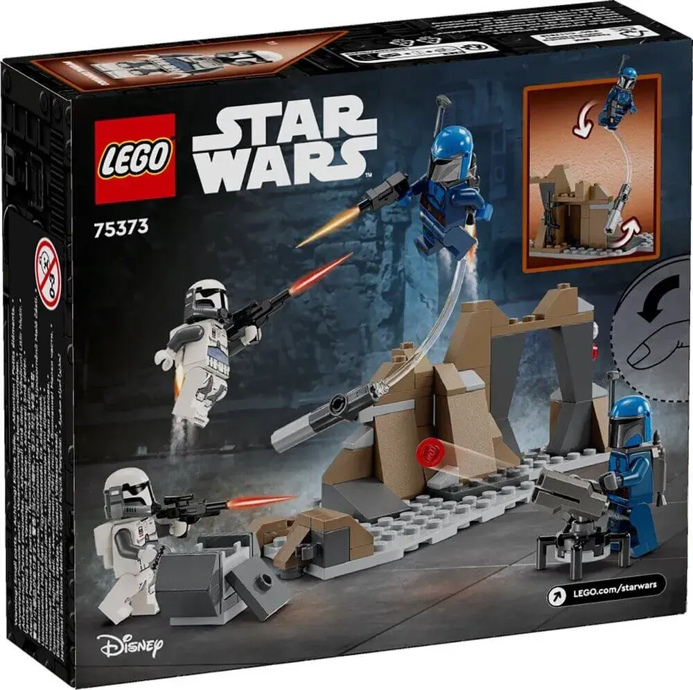 LEGO Star Wars 75373 Ambush on Mandalore Battle Pack box back