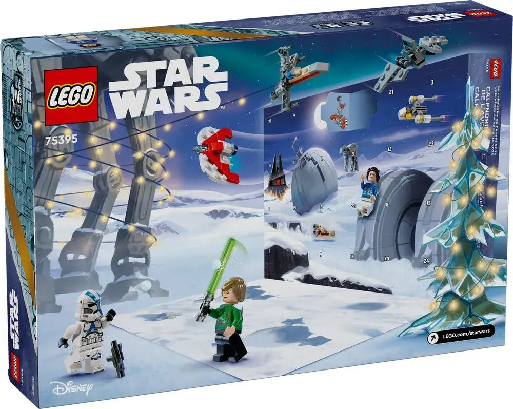 LEGO Star Wars 75395 Advent Calendar 2024 box back