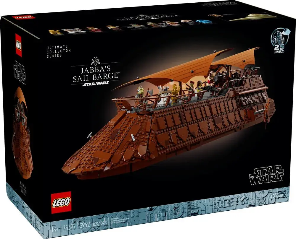 LEGO Star Wars 75397 Jabba's Sail Barge box front