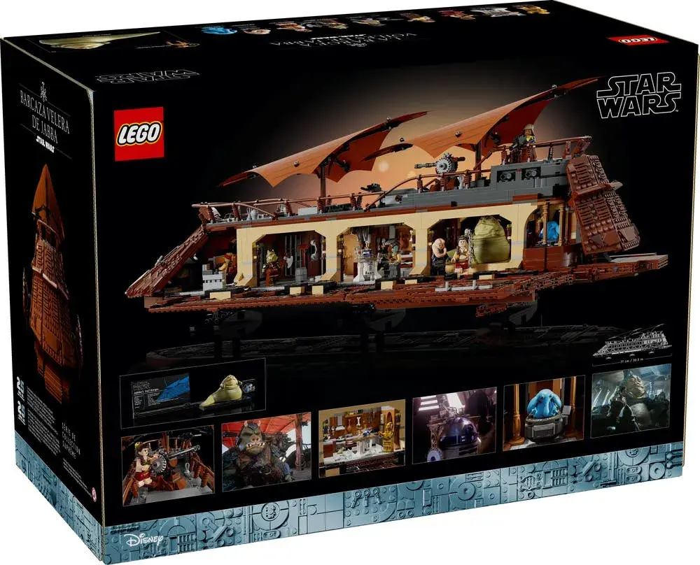 LEGO Star Wars 75397 Jabba's Sail Barge box back