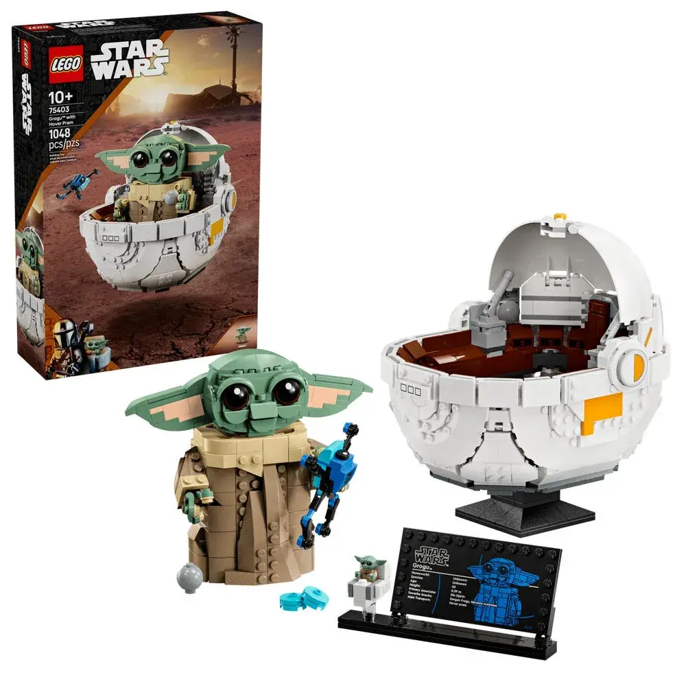 LEGO Star Wars 75403 Grogu with Hover Pram box front