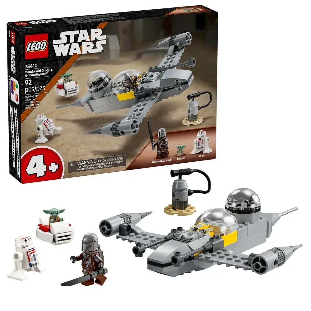 LEGO Star Wars 75410 Mando and Grogu's N-1 Starfighter box front