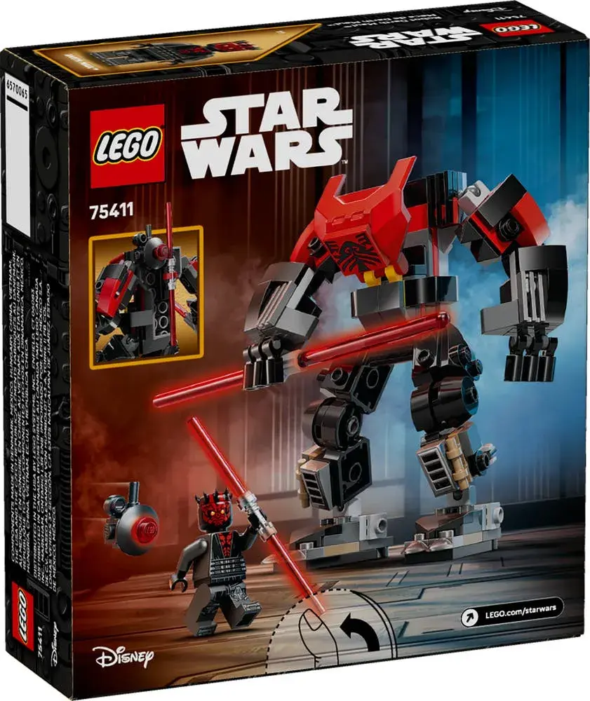 LEGO Star Wars 75411 Darth Maul Mech box back