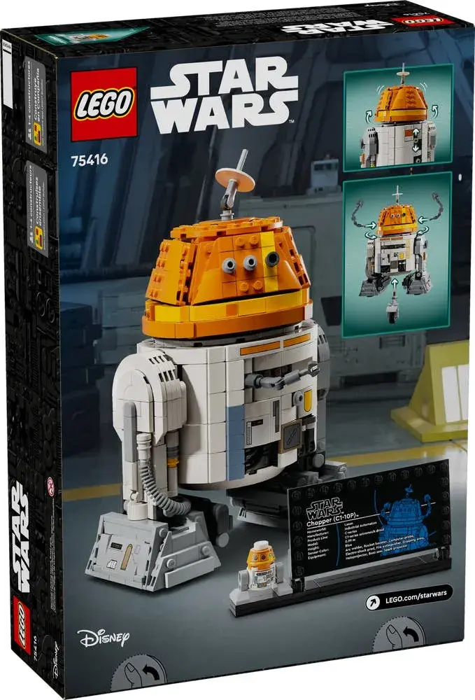 LEGO Star Wars 75416 Chopper (C1-10P) Astromech Droid box back