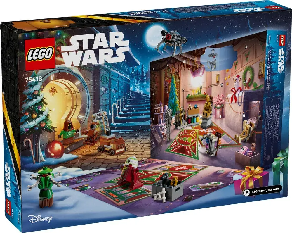 LEGO Star Wars 75418 Advent Calendar 2025 box back