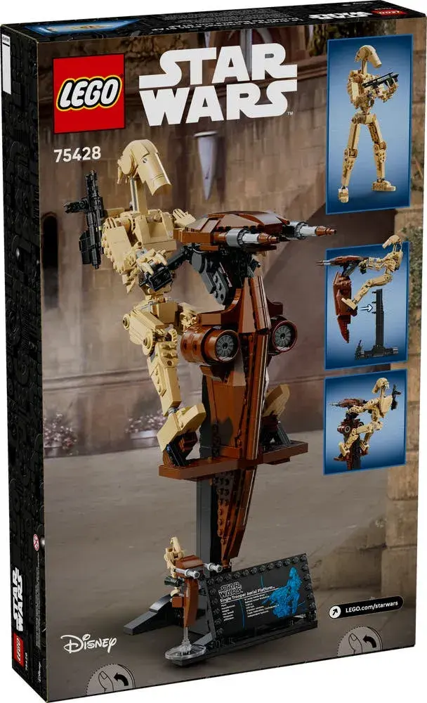 LEGO Star Wars 75428 Battle Droid with STAP box back